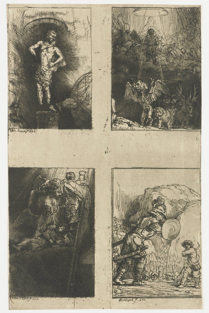 Quatro ilustrações para a 