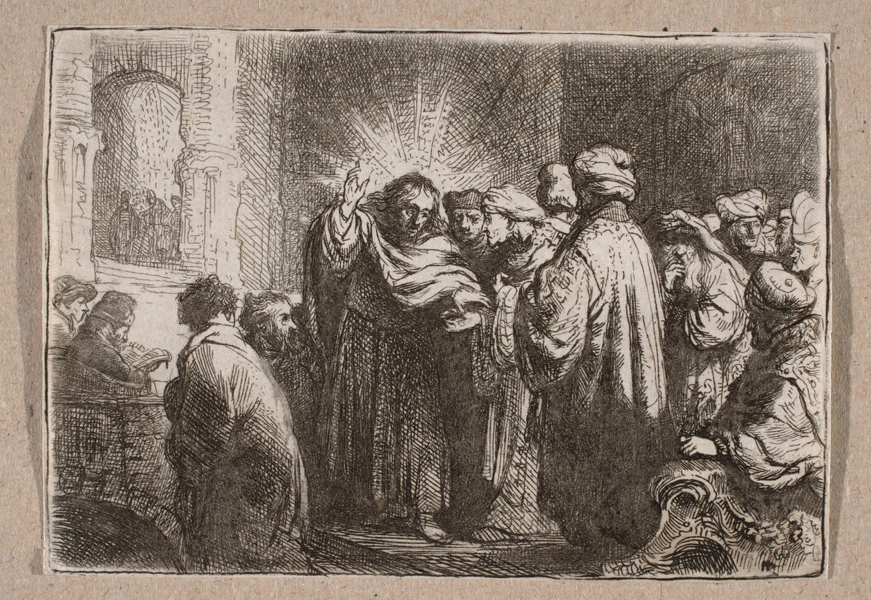 Um cêntimo de renda de Rembrandt van Rijn