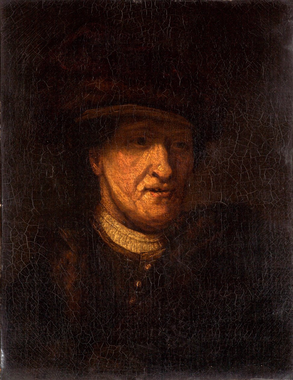 Cabeça de um homem, c.1825 de Rembrandt van Rijn