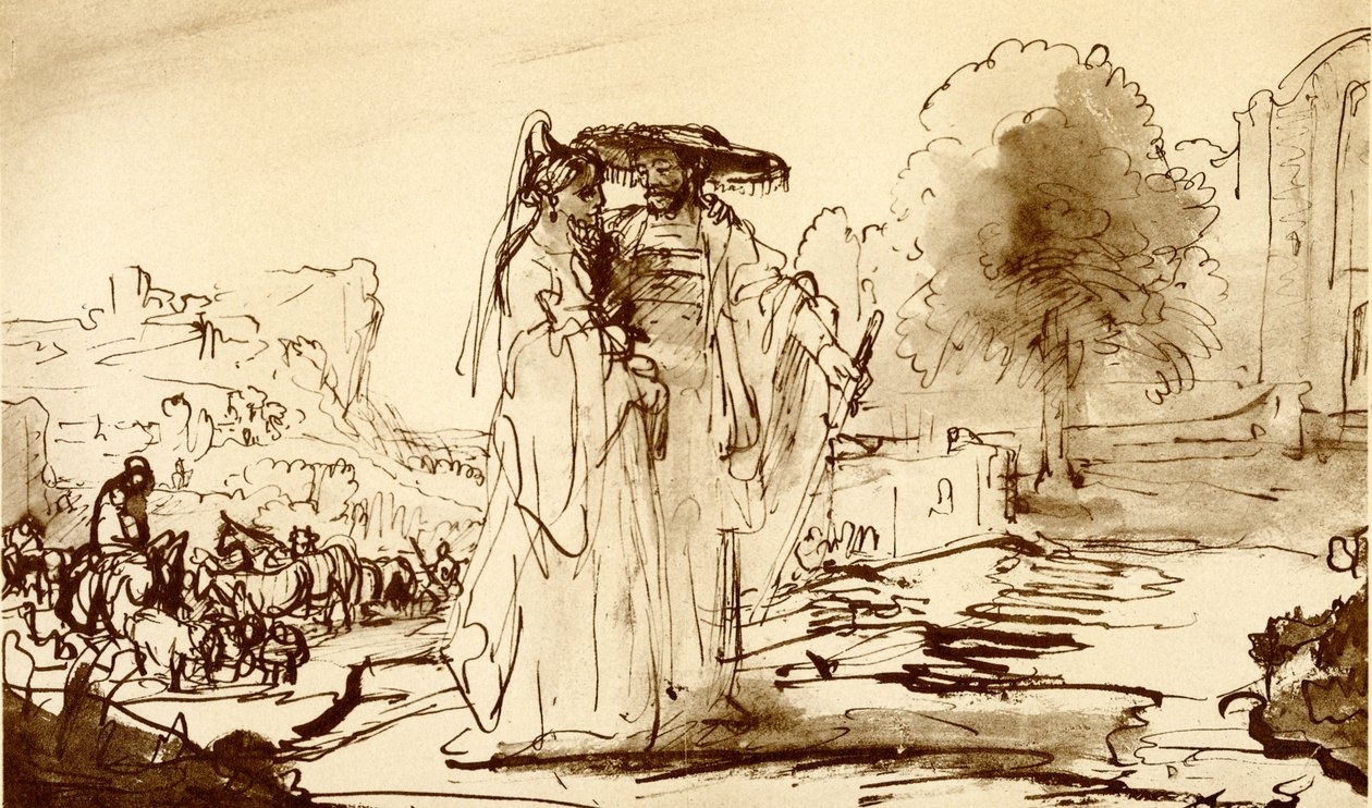 Jacó e Raquel de Rembrandt van Rijn