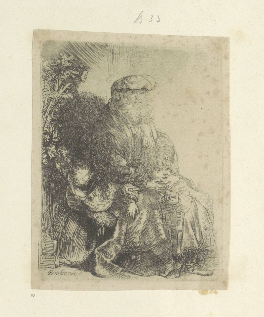 Jacob liefkoost Benjamin Coleção de oitenta e cinco gravuras originais (título da série) de Rembrandt van Rijn