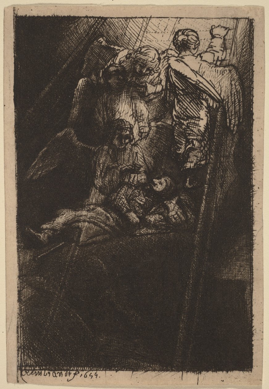 A Escada de Jacob de Rembrandt van Rijn