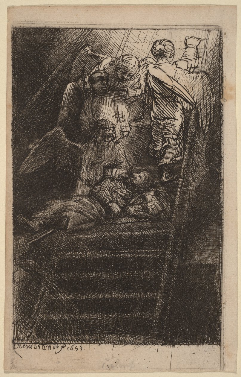 A Escada de Jacob de Rembrandt van Rijn