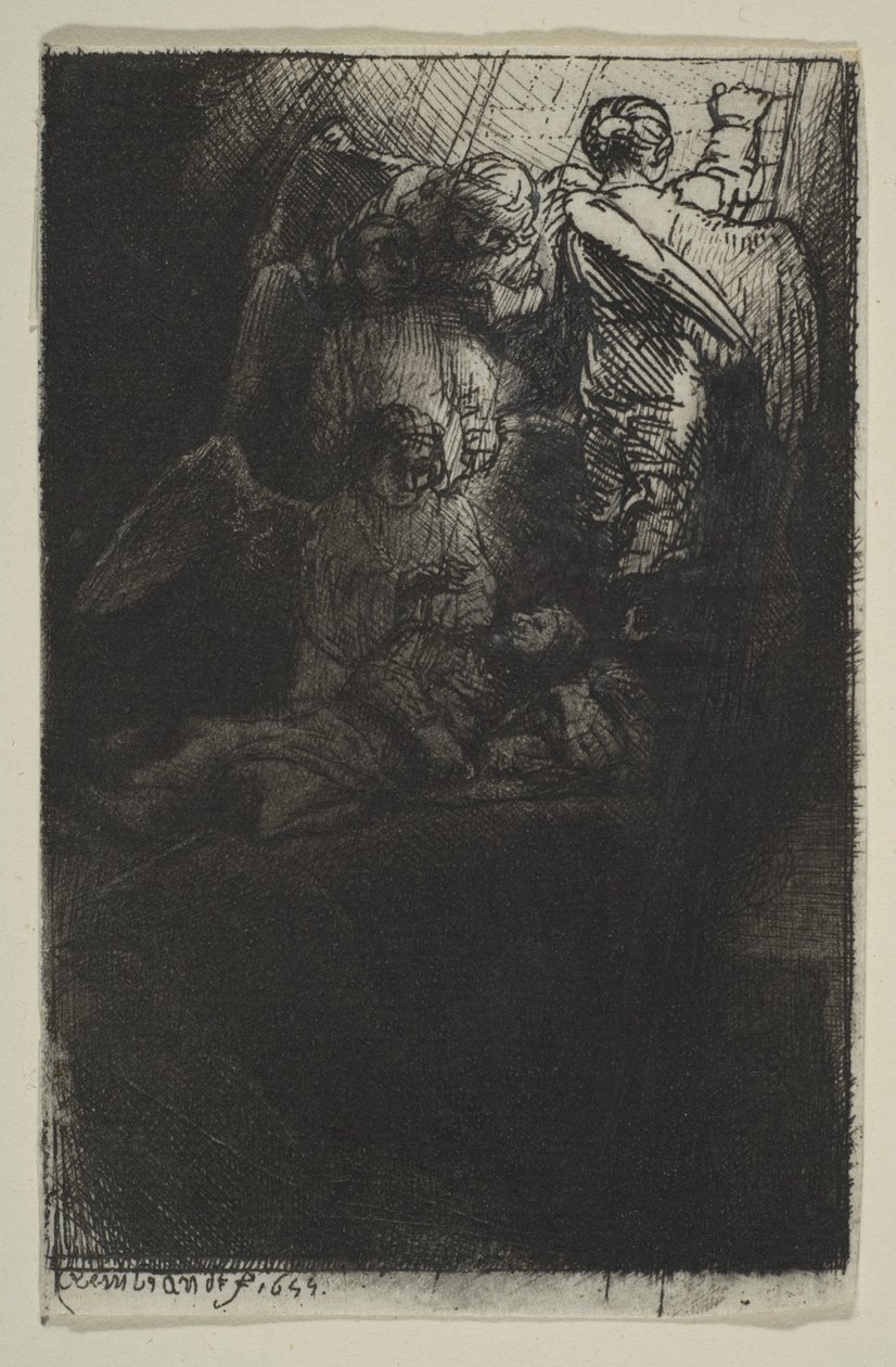 Jacobs Ladder, 1655. de Rembrandt van Rijn