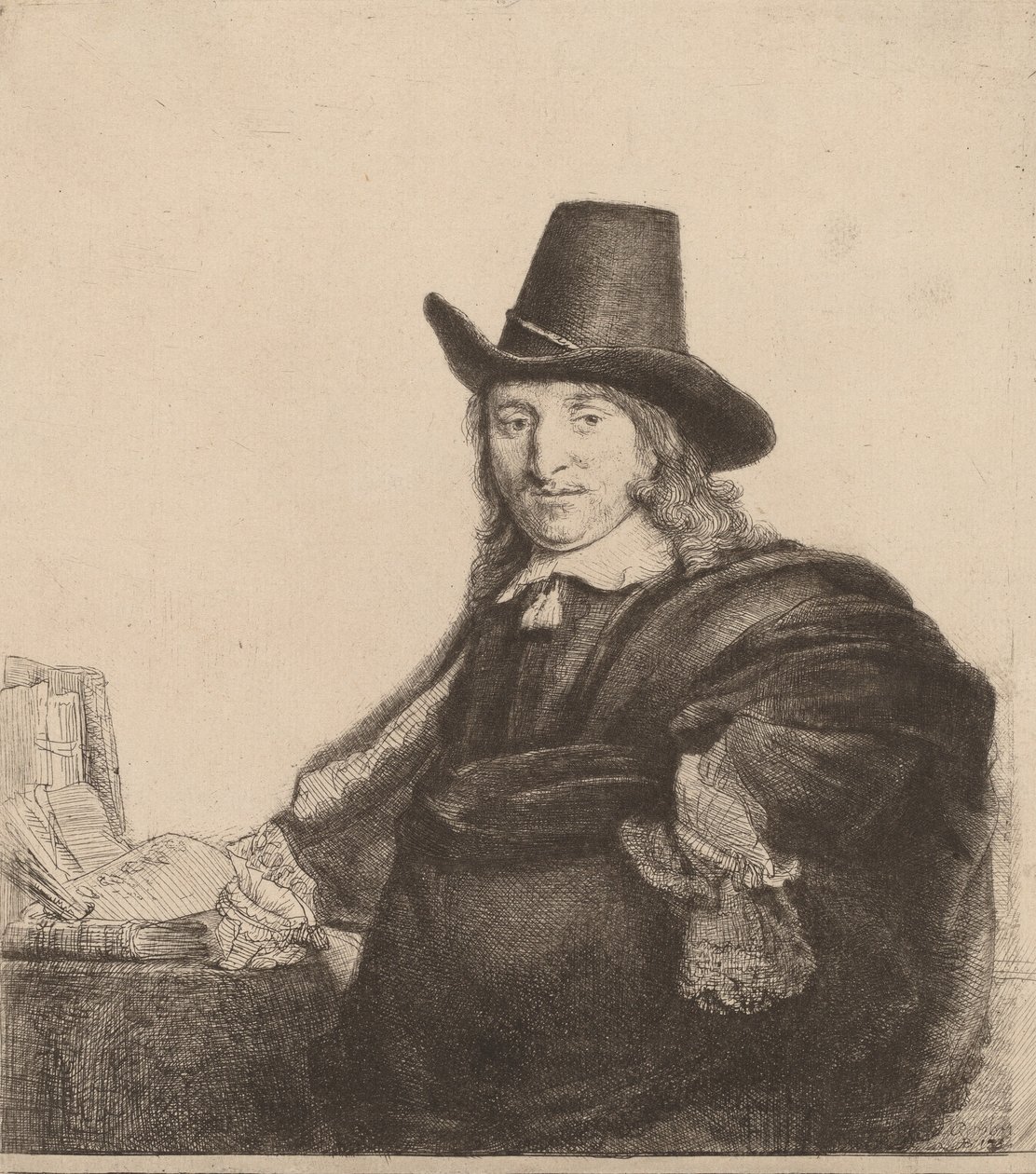 Jan Asselijn, c. 1647. de Rembrandt van Rijn