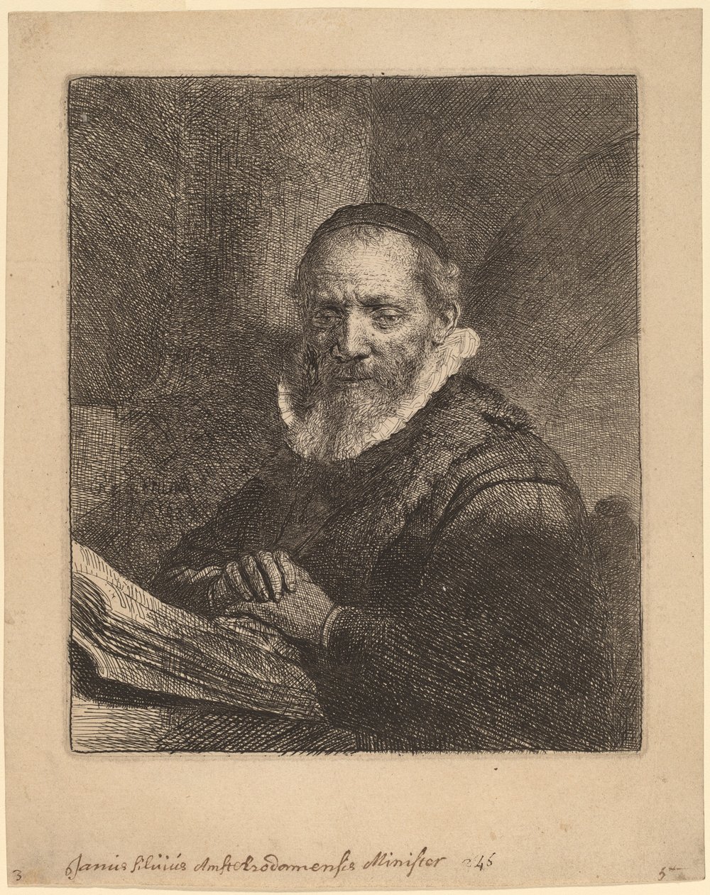 Jan Cornelisz. Sylvius de Rembrandt van Rijn