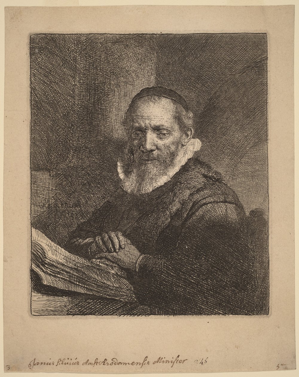 Jan Cornelisz Sylvius de Rembrandt van Rijn