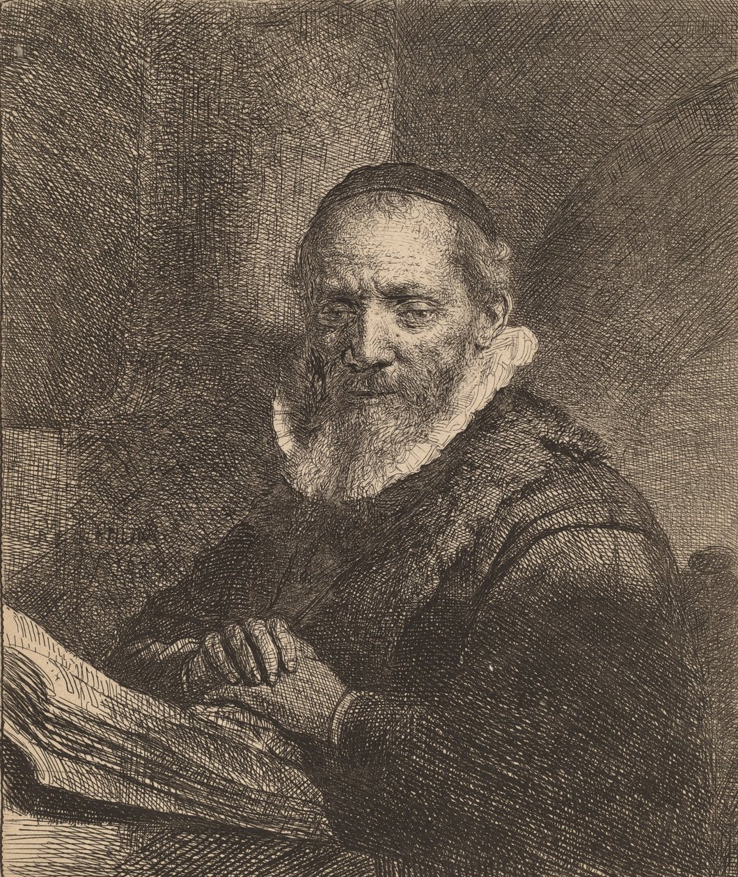 Jan Cornelisz. Silvio, 1633 de Rembrandt van Rijn