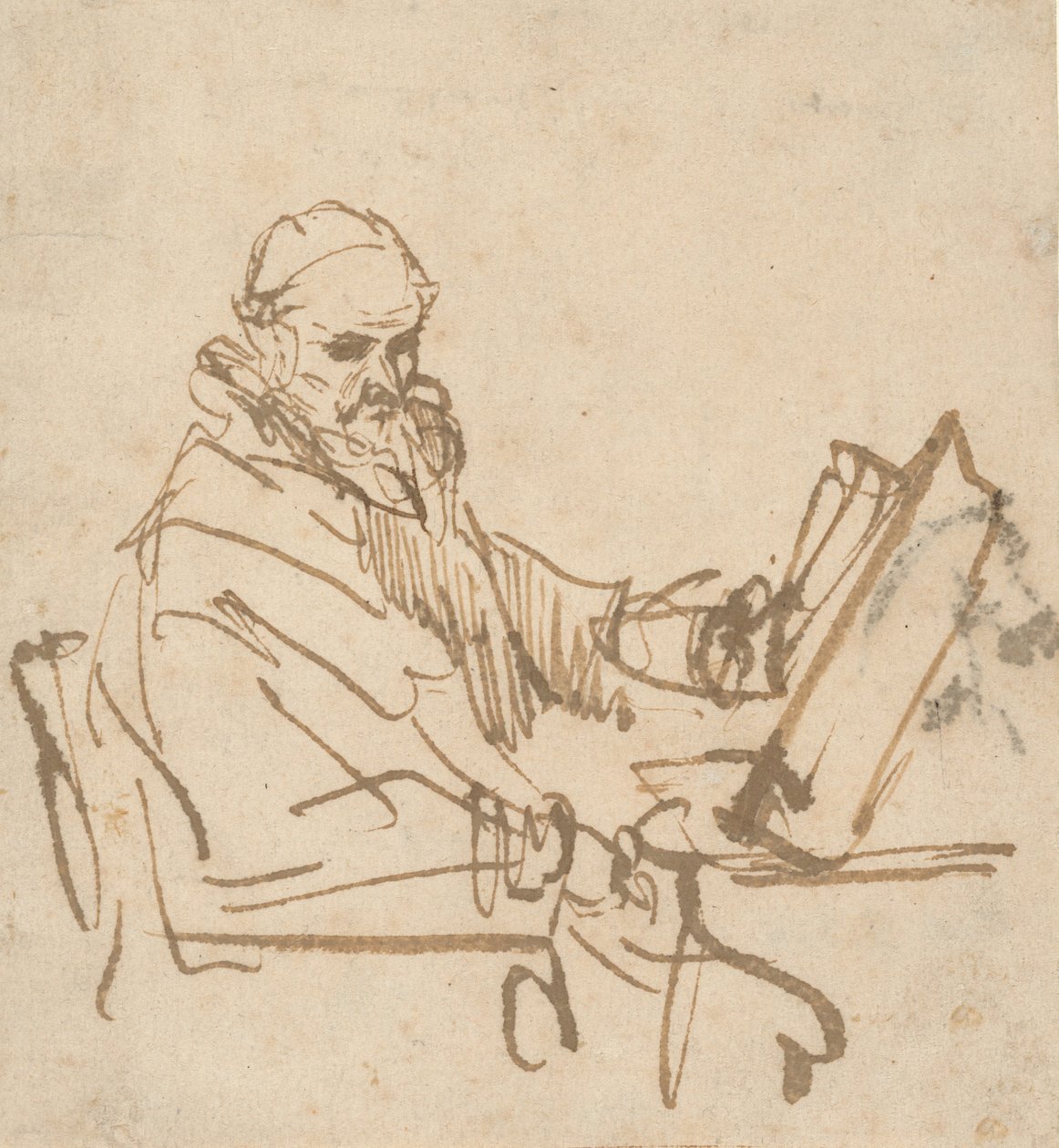 Jan Cornelisz Sylvius, o Pregador, 16441645. de Rembrandt van Rijn
