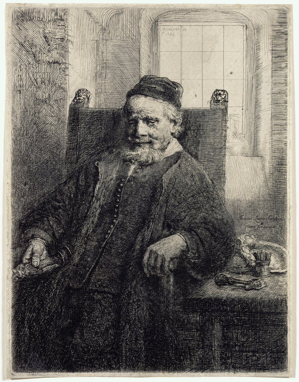 Jan Lutma, ourreiro de Rembrandt van Rijn