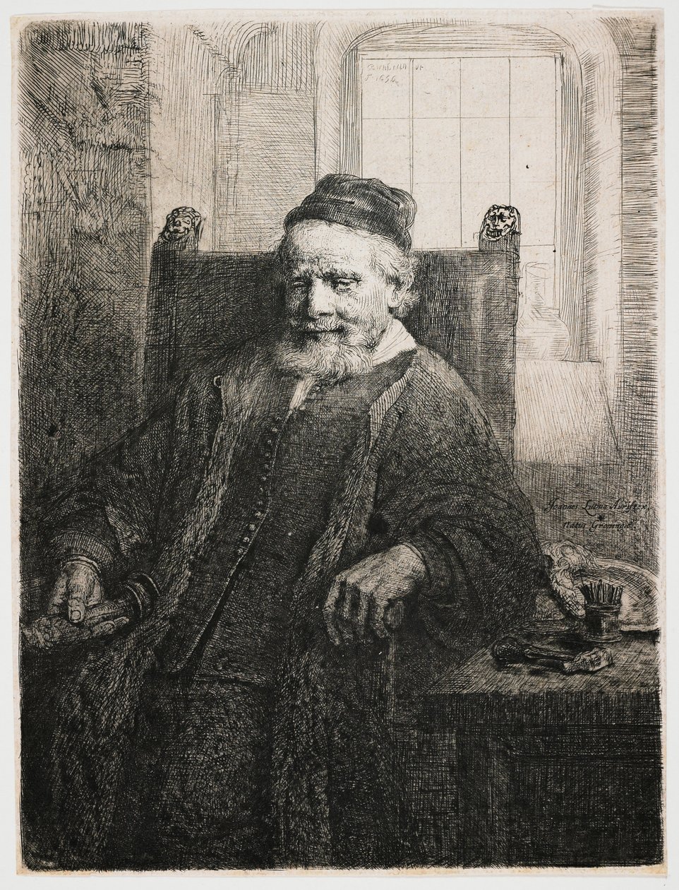 Jan Lutma, ourreiro de Rembrandt van Rijn