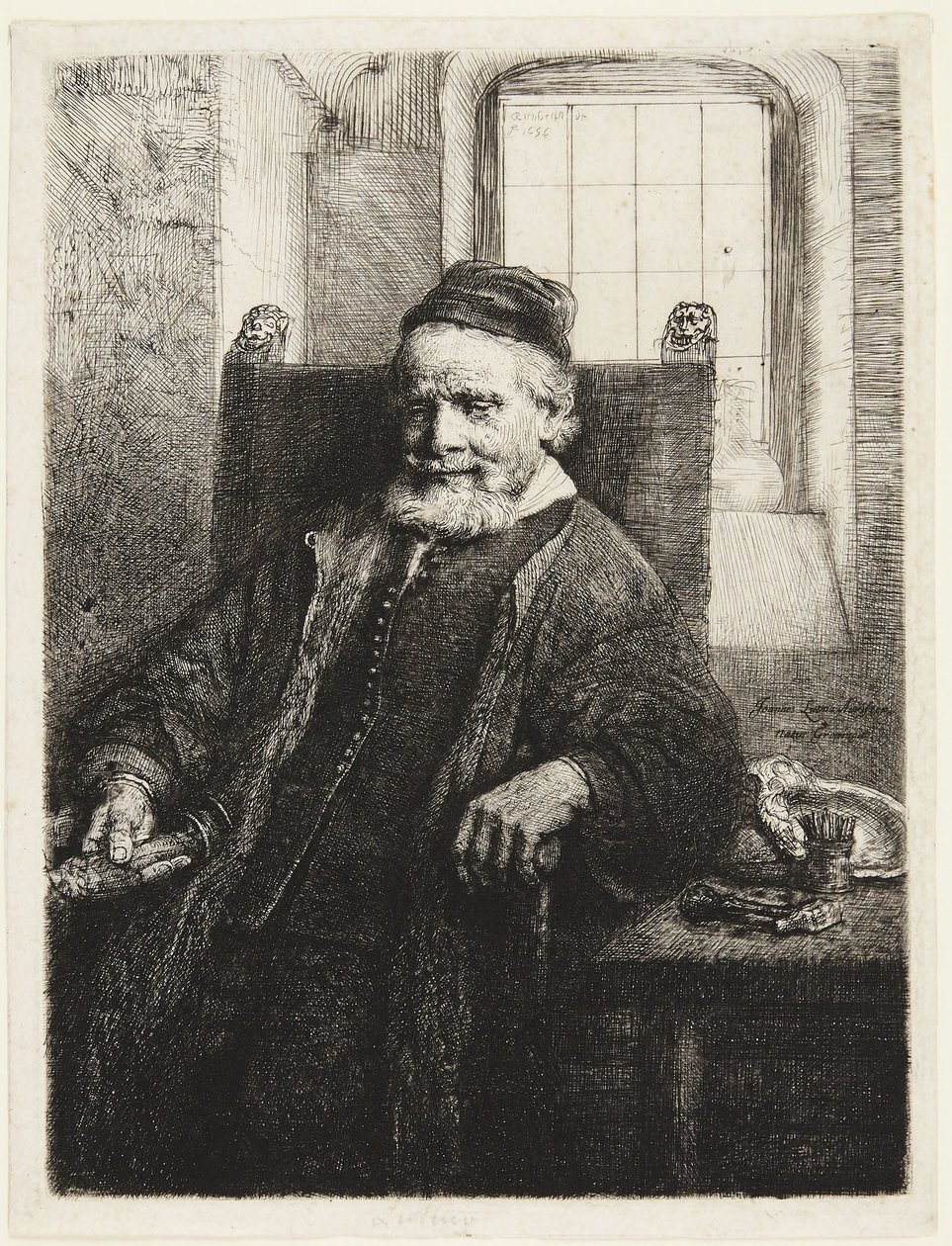 Jan Lutma, ourreiro de Rembrandt van Rijn