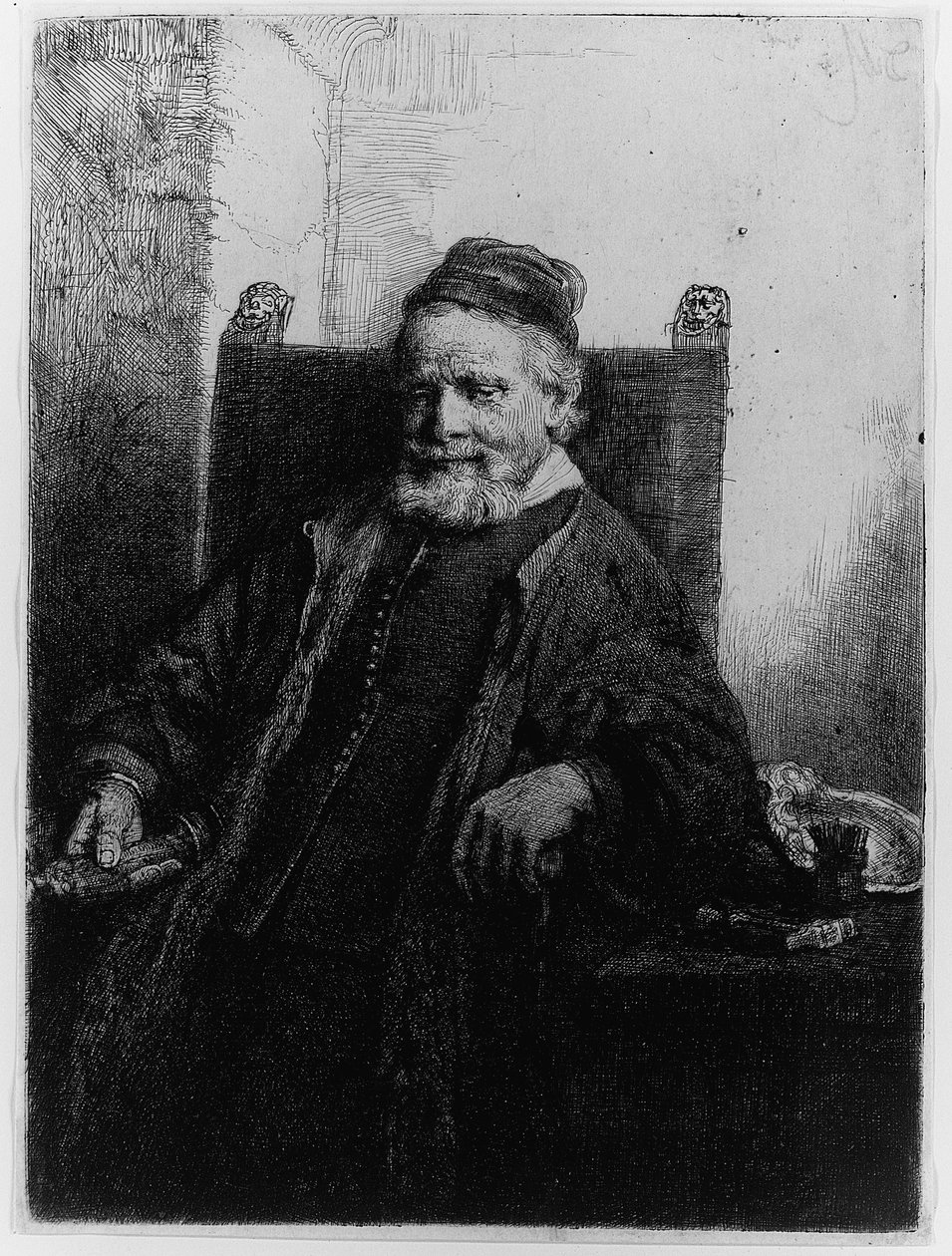 Jan Lutma, Ourives, 1656 de Rembrandt van Rijn