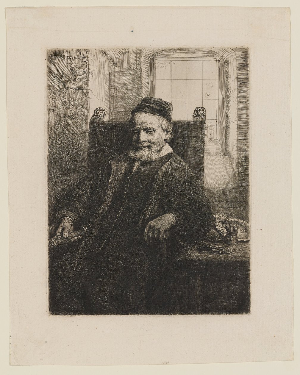 Jan Lutma, o Ancião, ourives e escultor de Rembrandt van Rijn