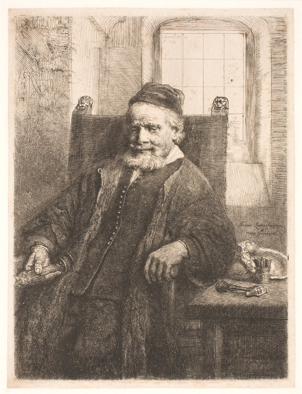 Jan Lutma, o ancião, ourives e escultor de Rembrandt van Rijn