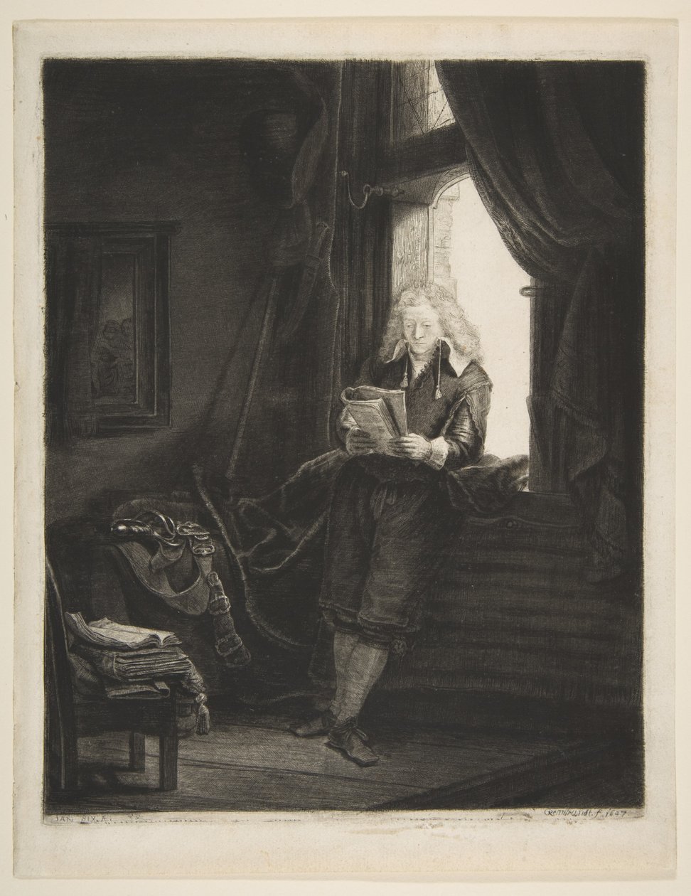 6 de janeiro de 1647. de Rembrandt van Rijn