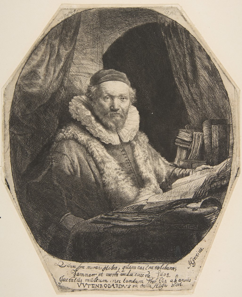 Jan Uytenbogaert. de Rembrandt van Rijn