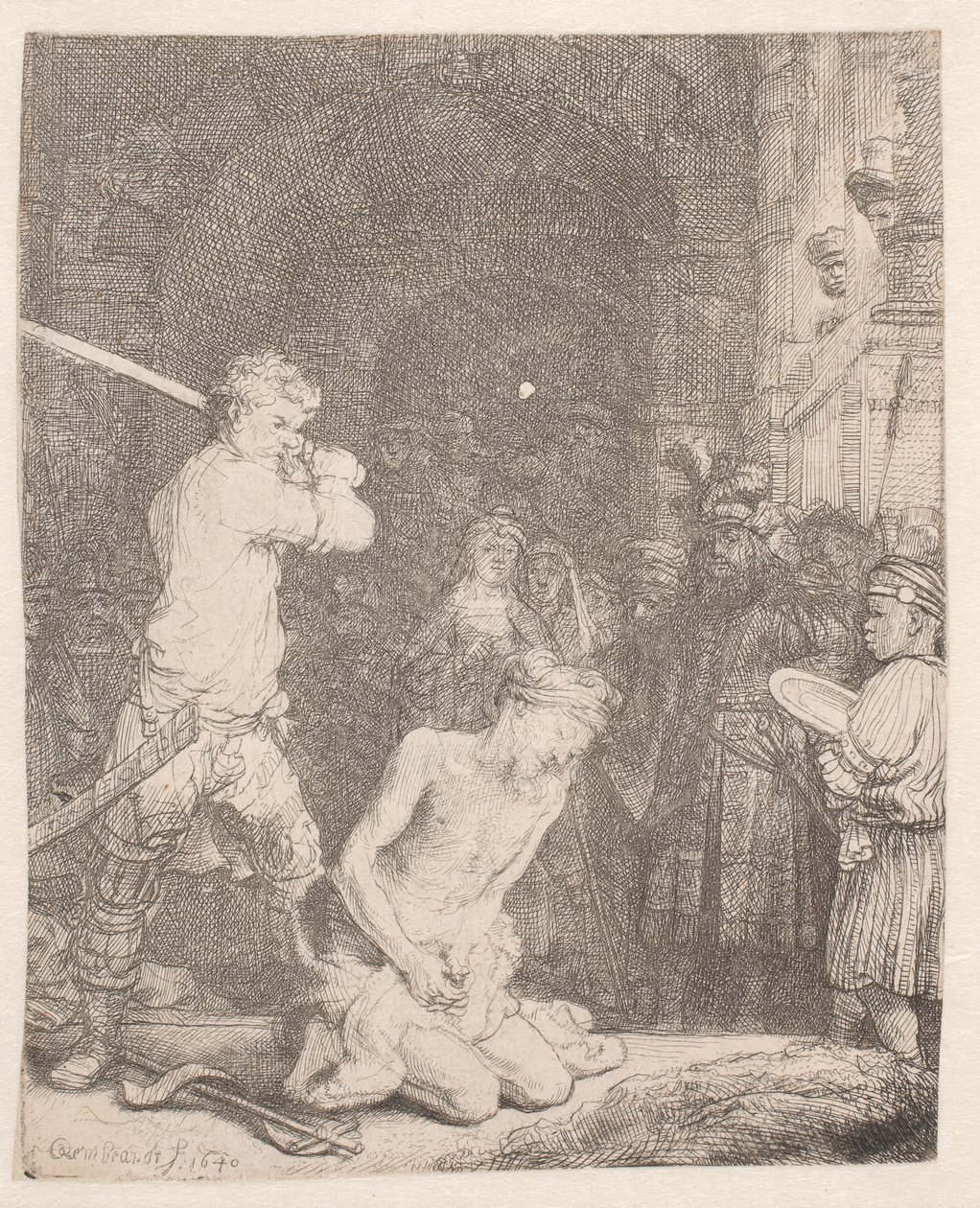 João Batista decapitado de Rembrandt van Rijn