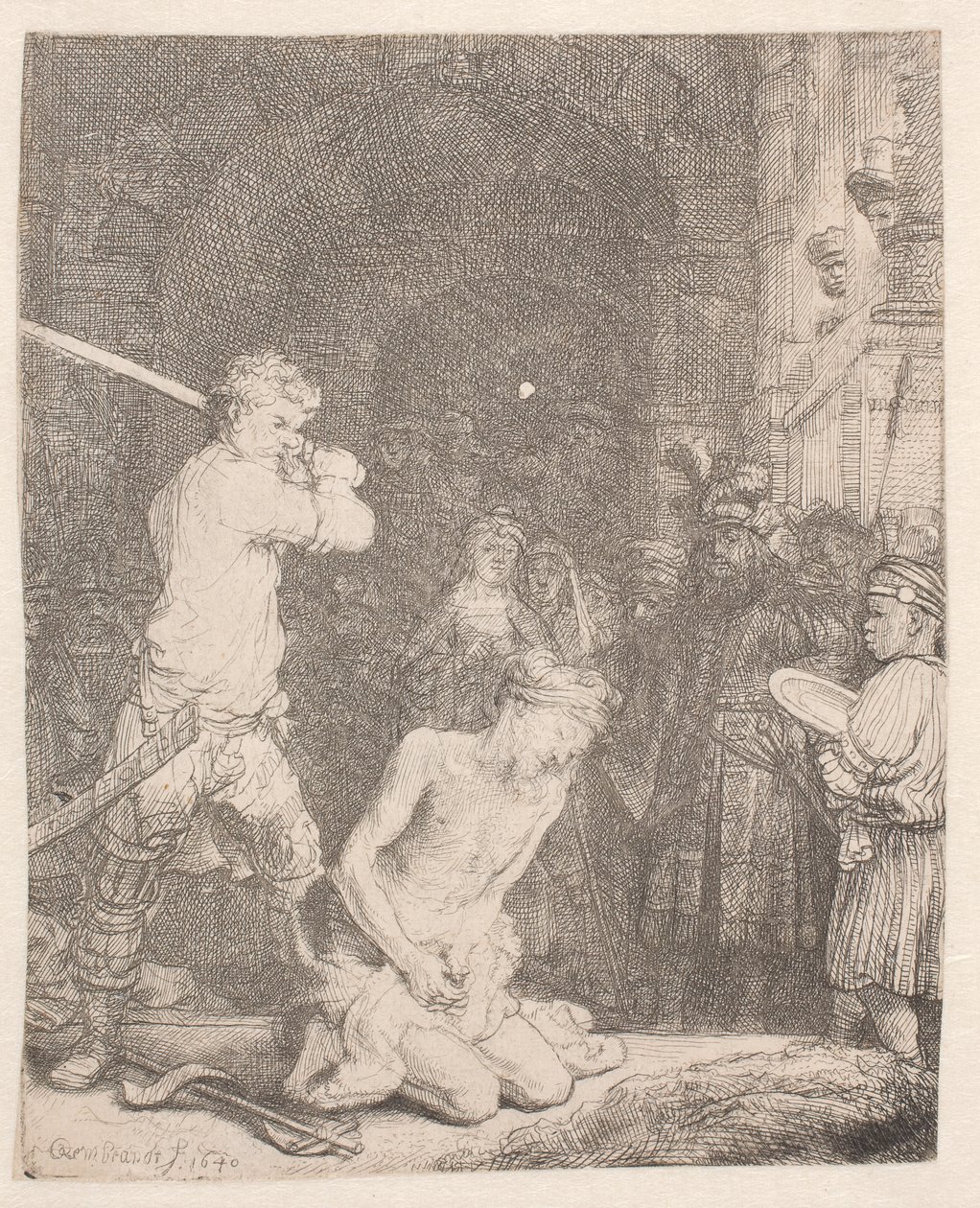 João Batista decapitado de Rembrandt van Rijn