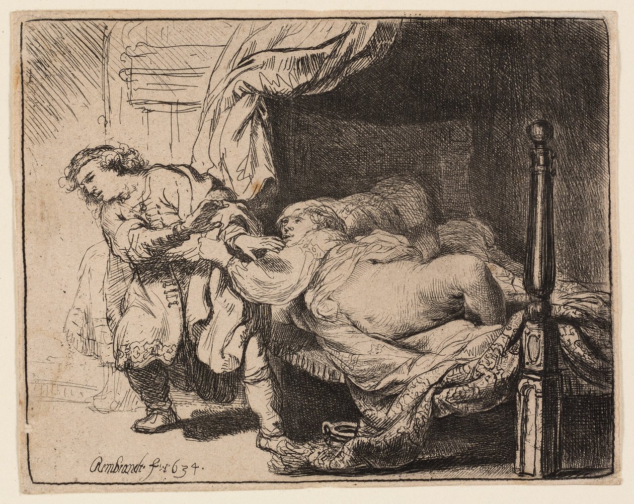 José e a mulher de Potifar de Rembrandt van Rijn