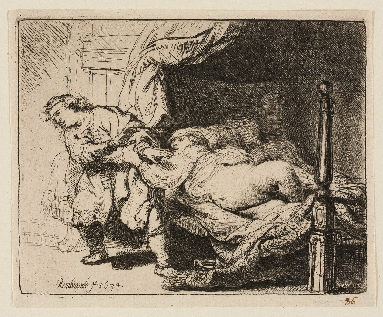 José e a mulher de Potifar de Rembrandt van Rijn