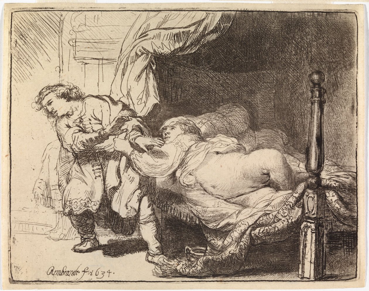 José e a mulher de Potifar de Rembrandt van Rijn