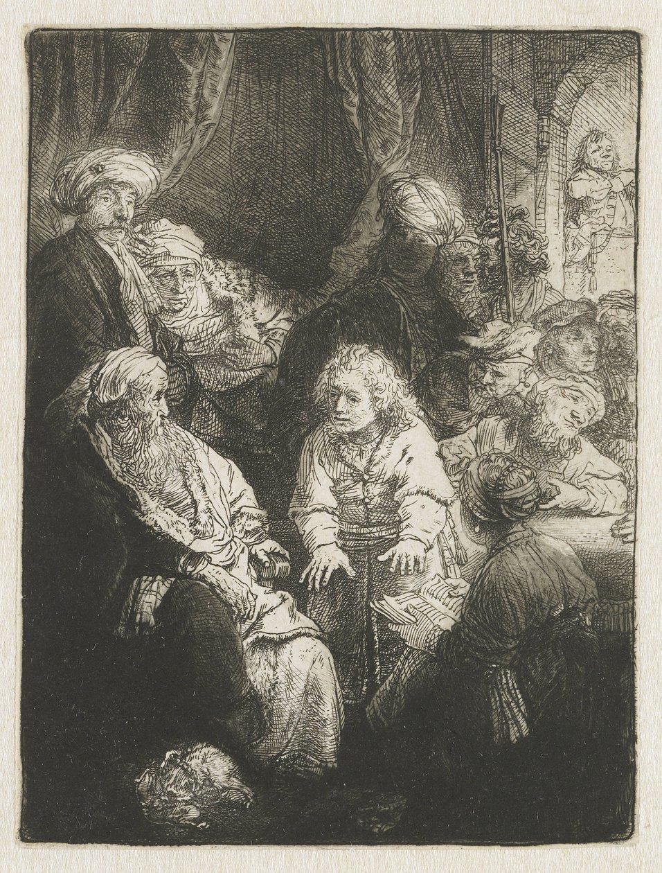 José a contar os seus sonhos de Rembrandt van Rijn