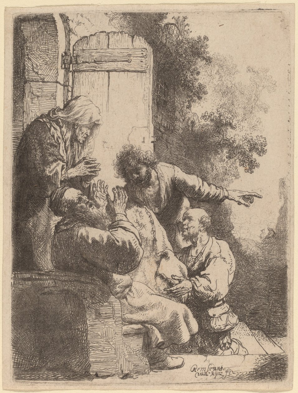 A túnica de José trazida a Jacó de Rembrandt van Rijn