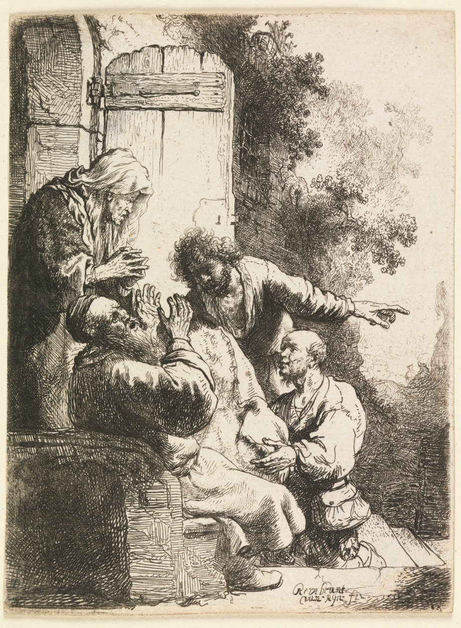 A túnica de José trazida a Jacó de Rembrandt van Rijn