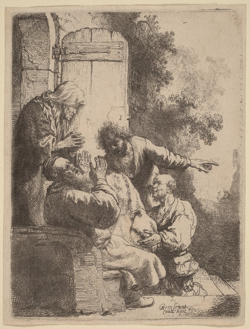 O casaco de José foi levado a Jacob de Rembrandt van Rijn