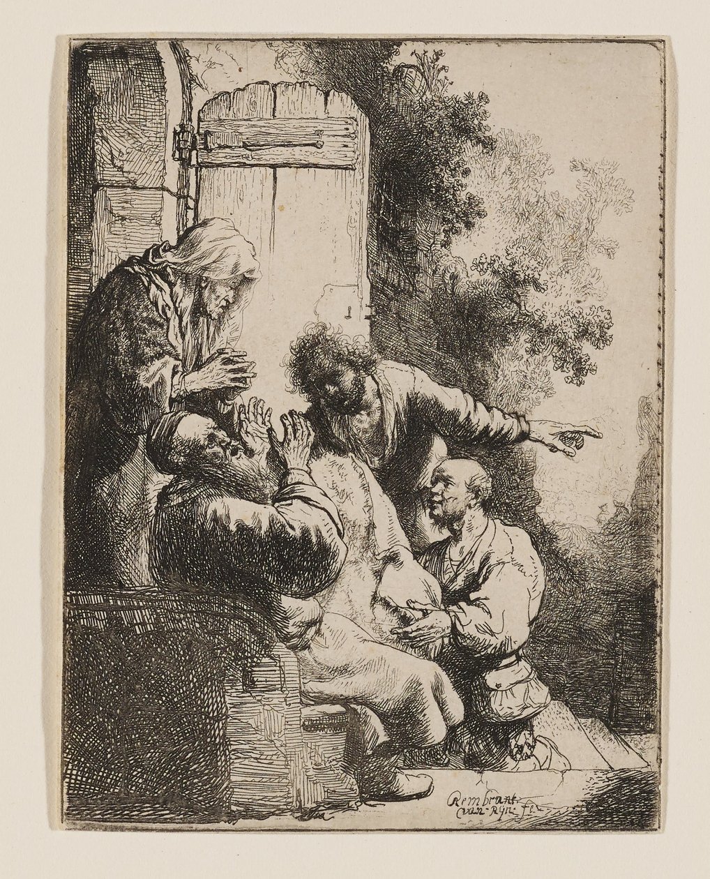 O casaco de José foi levado a Jacob de Rembrandt van Rijn