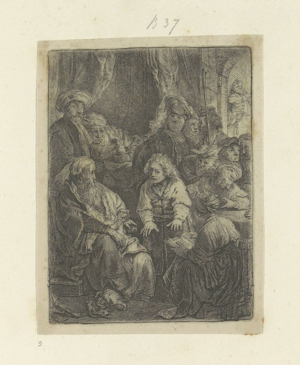 José conta seus sonhos Recueil de quatre-vingt-cinq estampes originales (título da série) de Rembrandt van Rijn