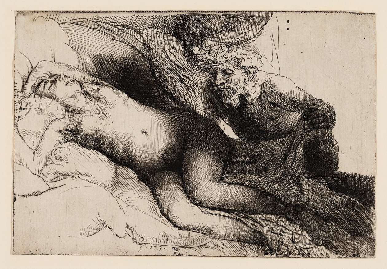 Júpiter e Antíope: A Placa Maior de Rembrandt van Rijn