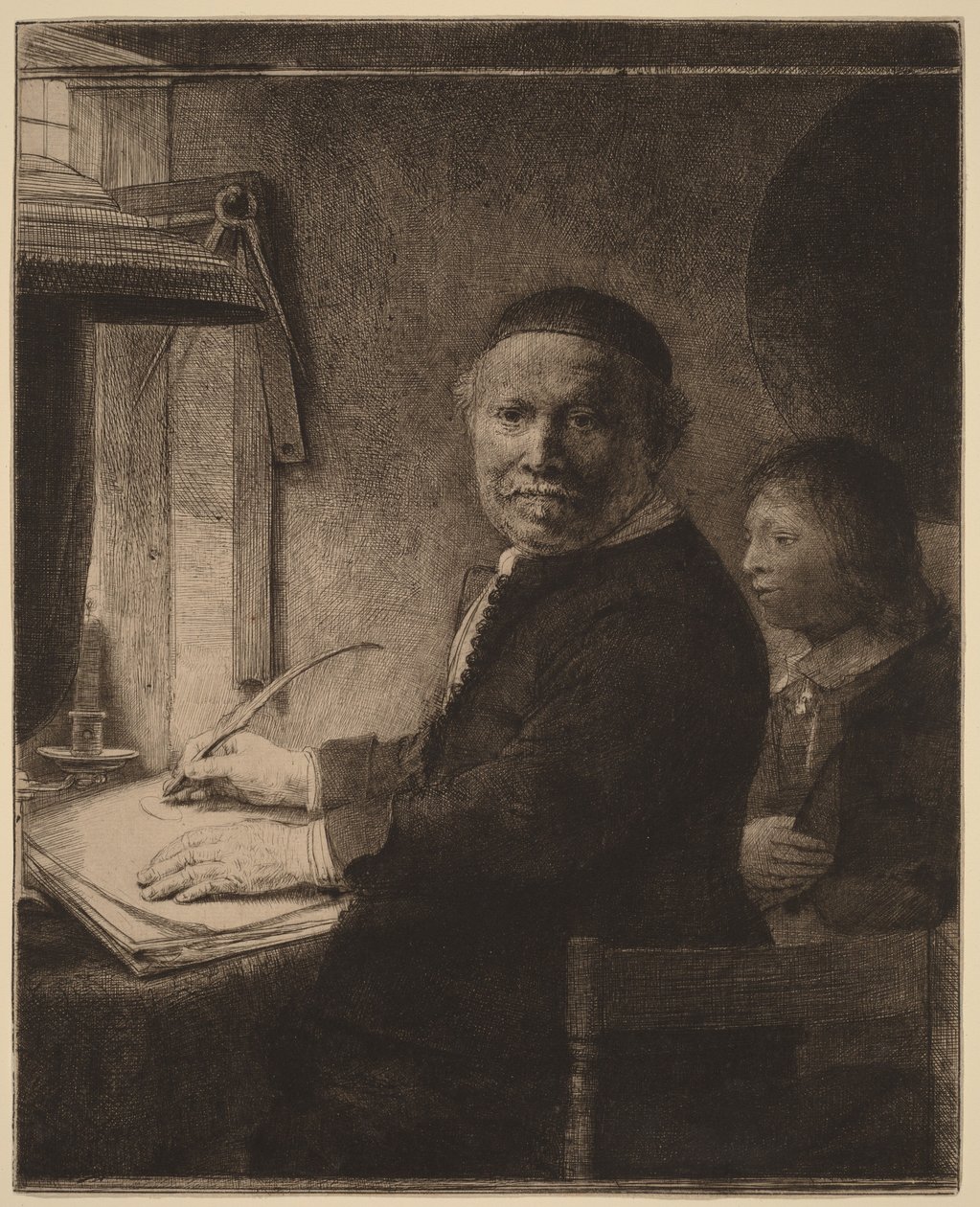 Lieven Willemsz van Coppenol: o Prato Mais Pequeno de Rembrandt van Rijn