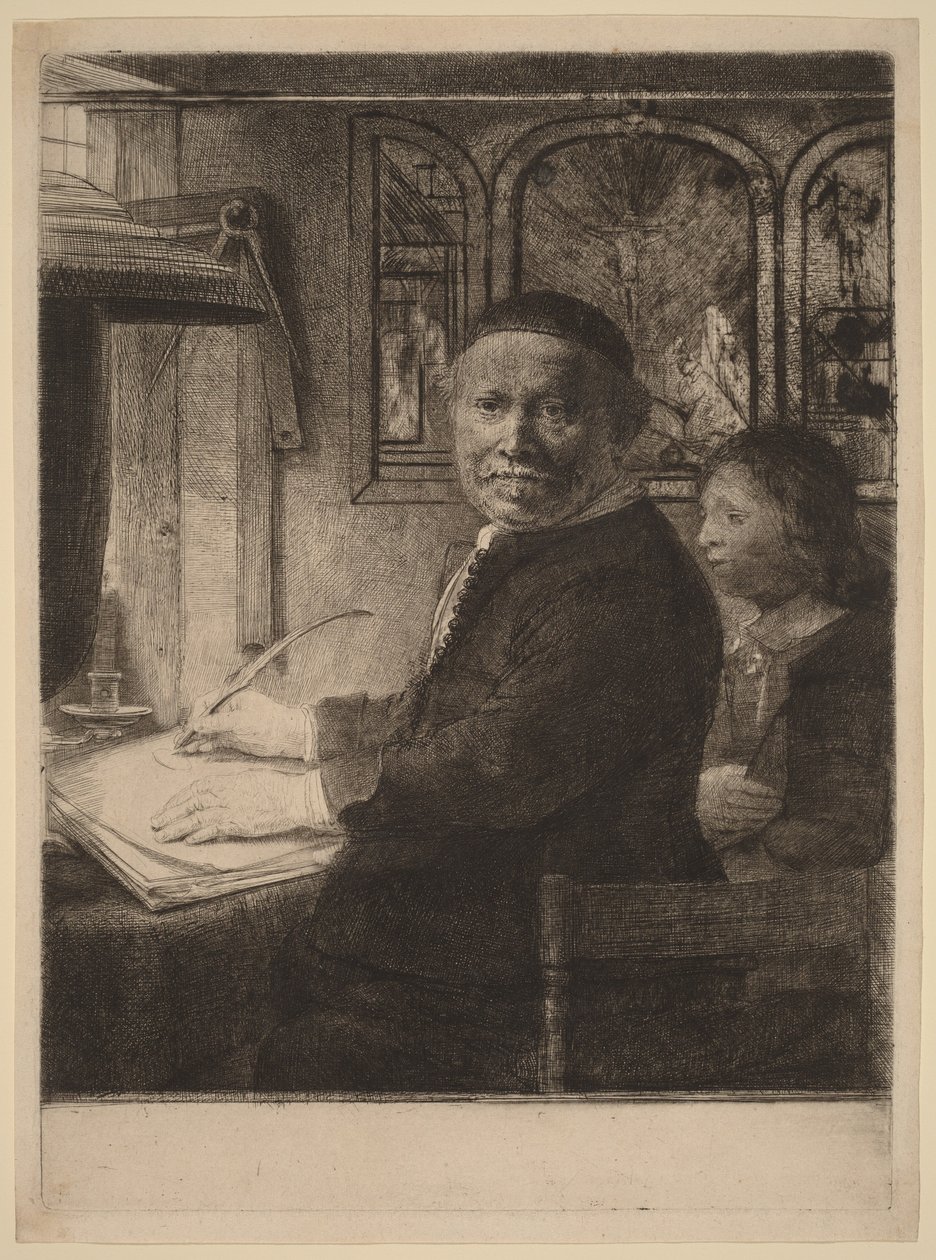 Lieven Willemsz van Coppenol: o Prato Mais Pequeno de Rembrandt van Rijn