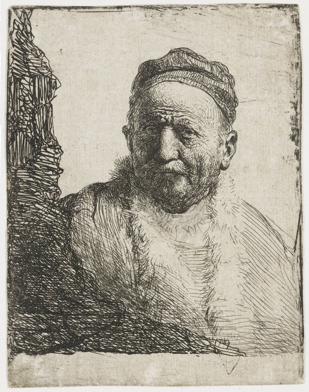 Homem com gorro de Rembrandt van Rijn