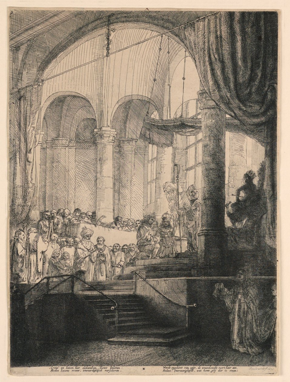 Medeia: ou O Casamento de Jasão e Creusa de Rembrandt van Rijn