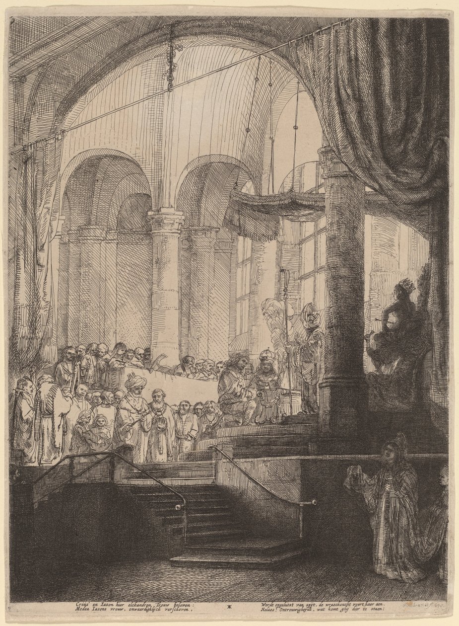 Medeia, ou o Casamento de Jasão e Creusa de Rembrandt van Rijn