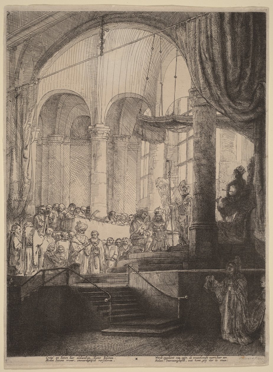 Medeia, ou o Casamento de Jasão e Creusa de Rembrandt van Rijn