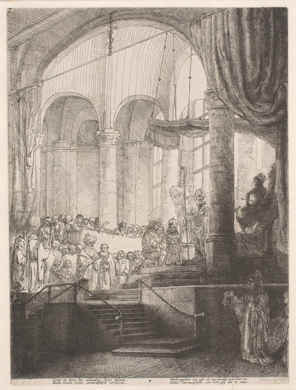 Medeia: ou o casamento de Jasão e Creusa de Rembrandt van Rijn
