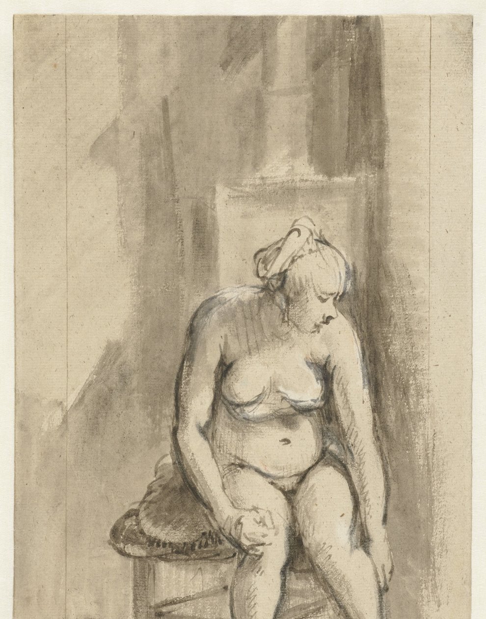 Mulher Nua Sentada por um Fogão
Mulher Nua, Sentada por um Fogão de Rembrandt van Rijn