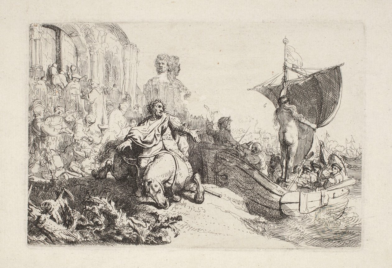 O Navio da Fortuna de Rembrandt van Rijn