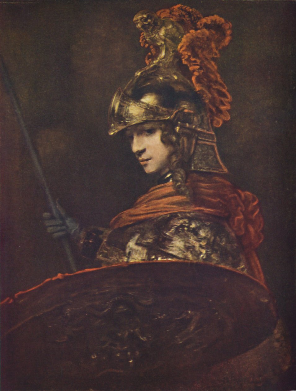 Pallas Athene, c1657, c1950. de Rembrandt van Rijn