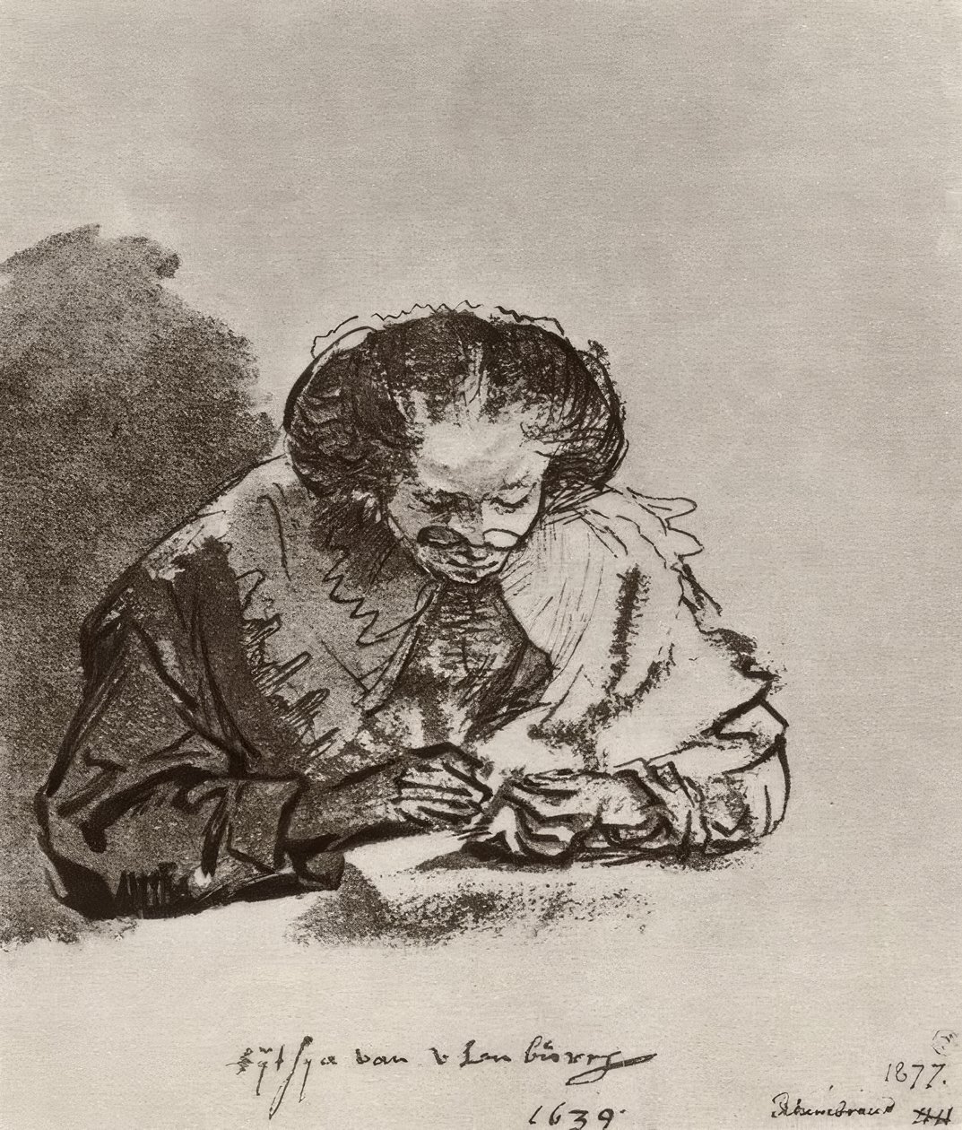 Retrato de Titia van Uylenburgh de Rembrandt van Rijn