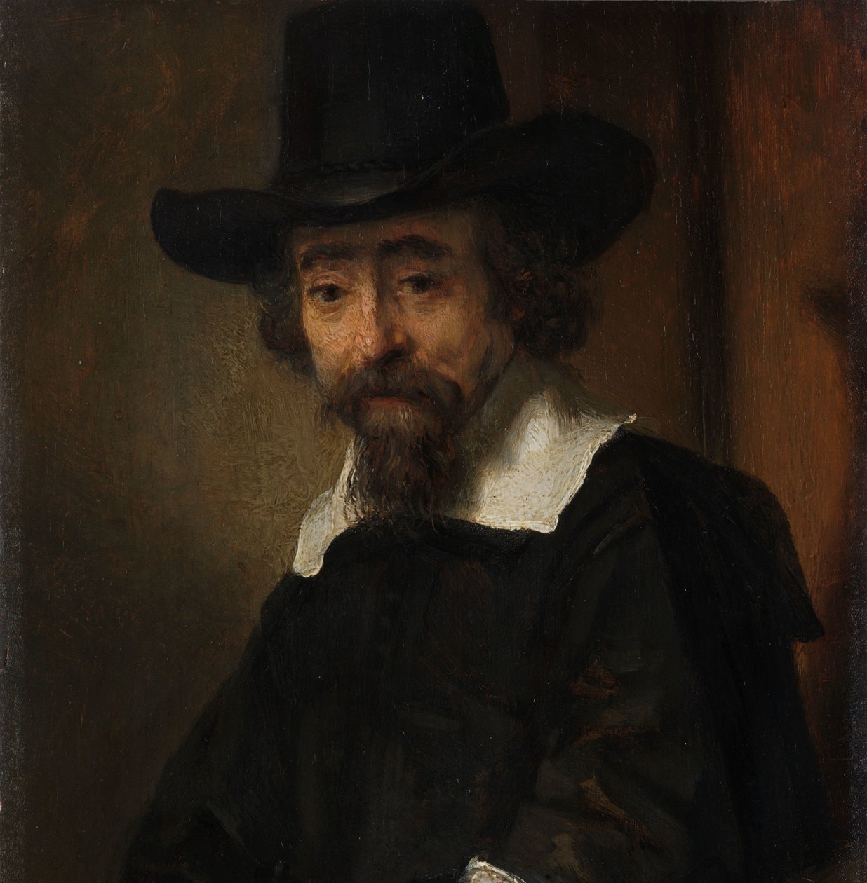 Retrato do poço de Efraim Retrato do Dr. Ephraim Well de Rembrandt van Rijn