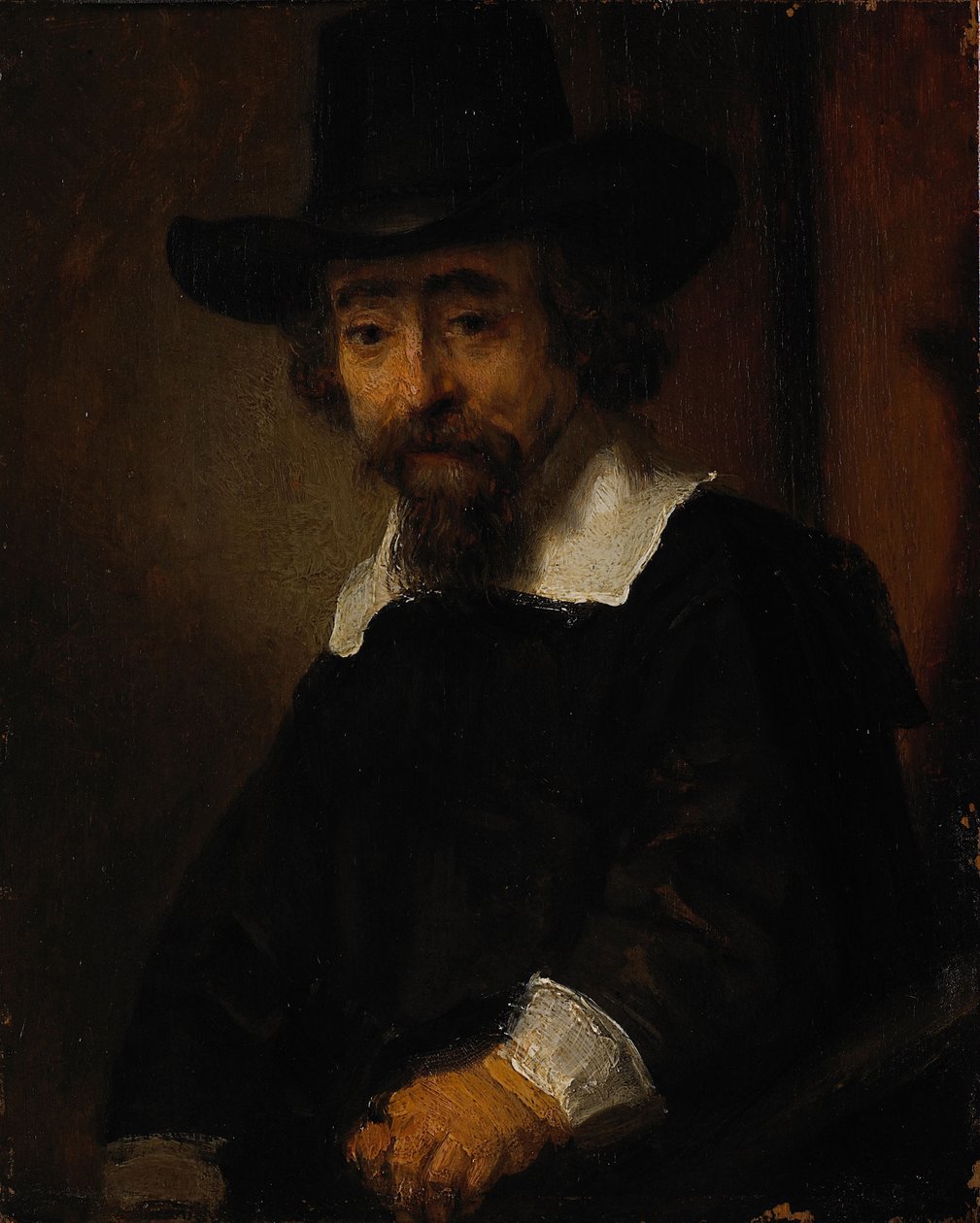 Retrato de Efraim Bom de Rembrandt van Rijn
