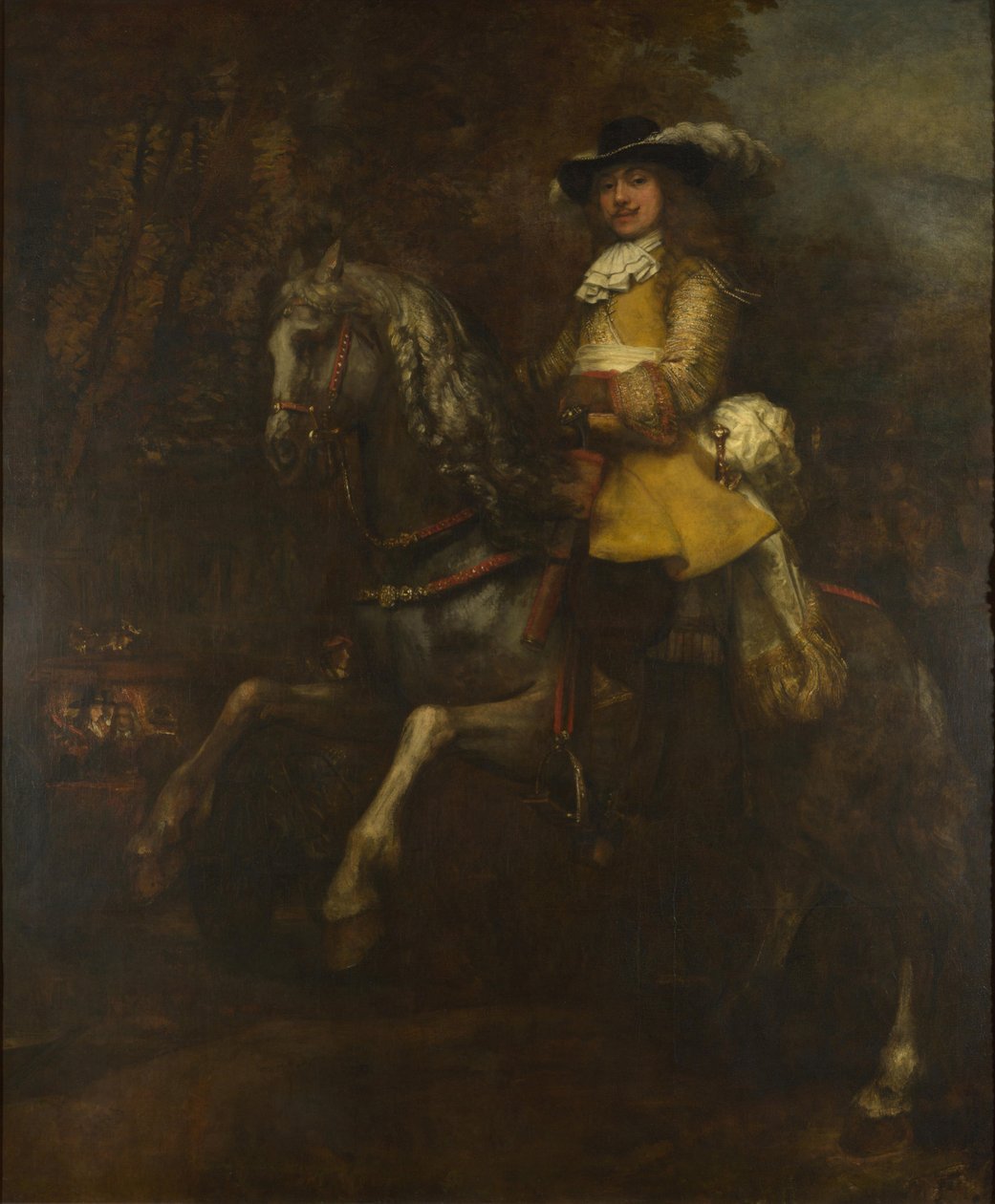 Retrato de Frederick Rihel a cavalo, ca 1663 de Rembrandt van Rijn