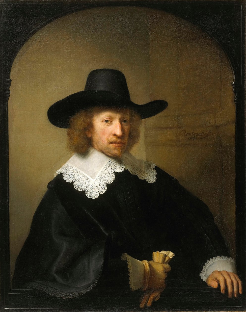 Retrato de Nicolaes van Bambeeck, 1641. de Rembrandt van Rijn