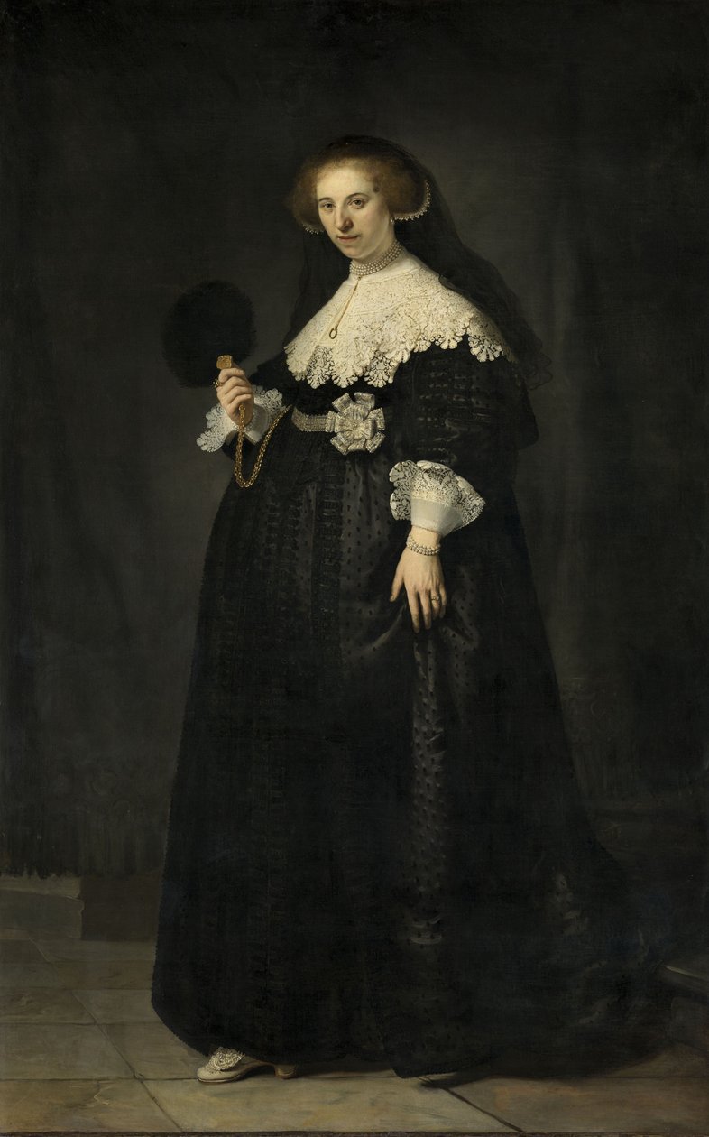 Retrato de Oopjen Coppit, 1634 de Rembrandt van Rijn