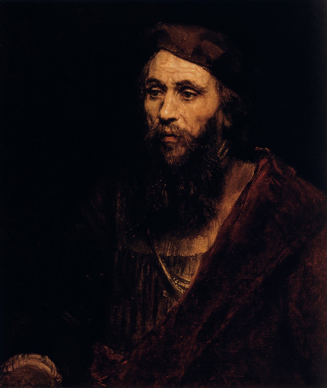 Retrato de um homem, 1661 de Rembrandt van Rijn